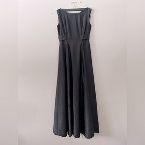 House of Bianchi vintage black sleeveless gown with original tags. Size 12. NWT!
